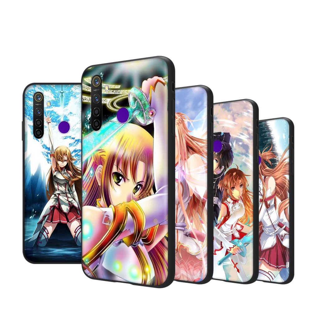 Ốp Lưng Mềm In Hình Sword Art Online Cho Realme A5 2 3 5 5i 6 X Lite Xt X2 Pro