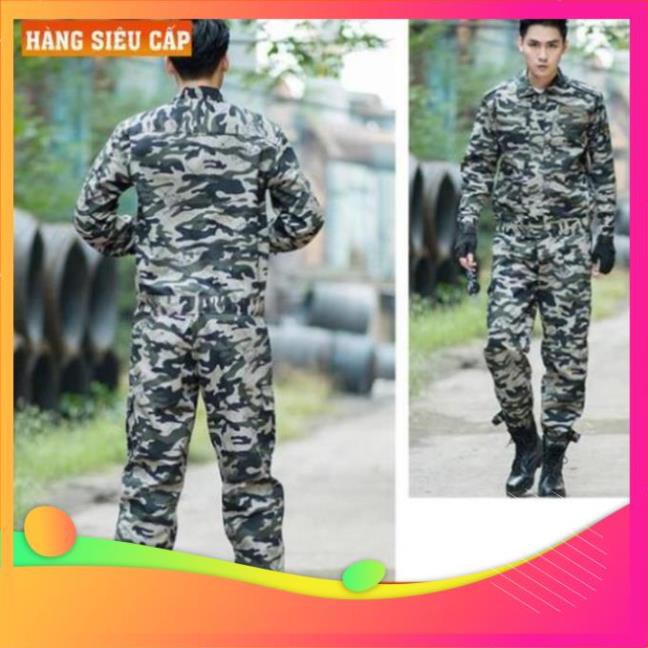 [FreeShip – Xả Kho 1 Ngày] Quần Áo Lính Mỹ US ARMY - Quần Túi Hộp Nam Giá Rẻ Kiểu Lính Rằn Ri HG1307