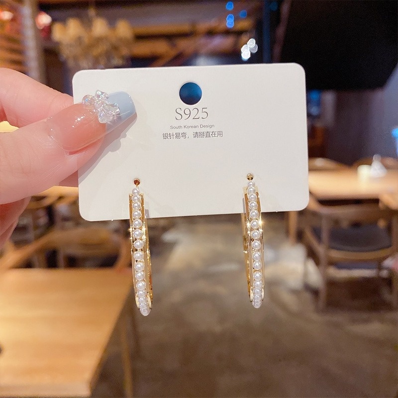 Khuyên Tai Nữ Hình Tròn Lớn Thời Trang