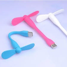 Quạt Mini Cổng USB 2 Cánh Tháo Rời - Giao Màu Ngẫu Nhiên