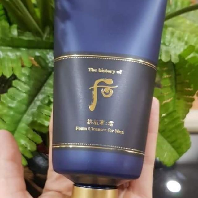 Sữa rửa mặt whoo dành cho nam