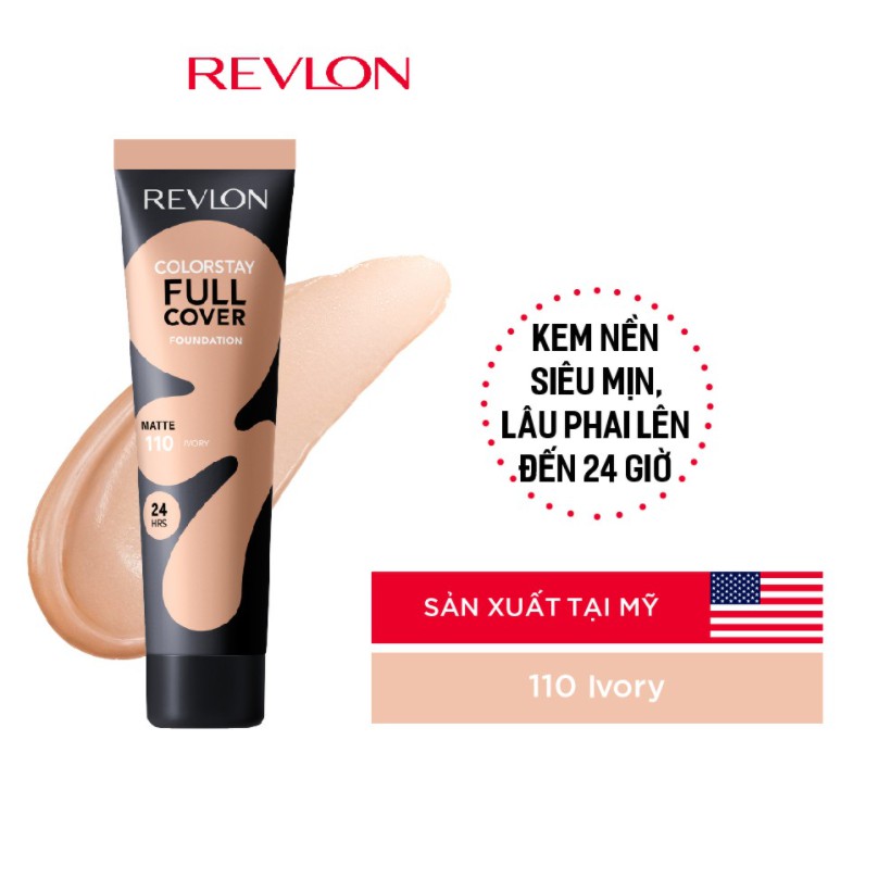 Kem nền lâu phai toàn diện Revlon ColorStay Full Cover 24h 30ml