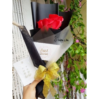 Giấy gói hoa bóng mờ trắng