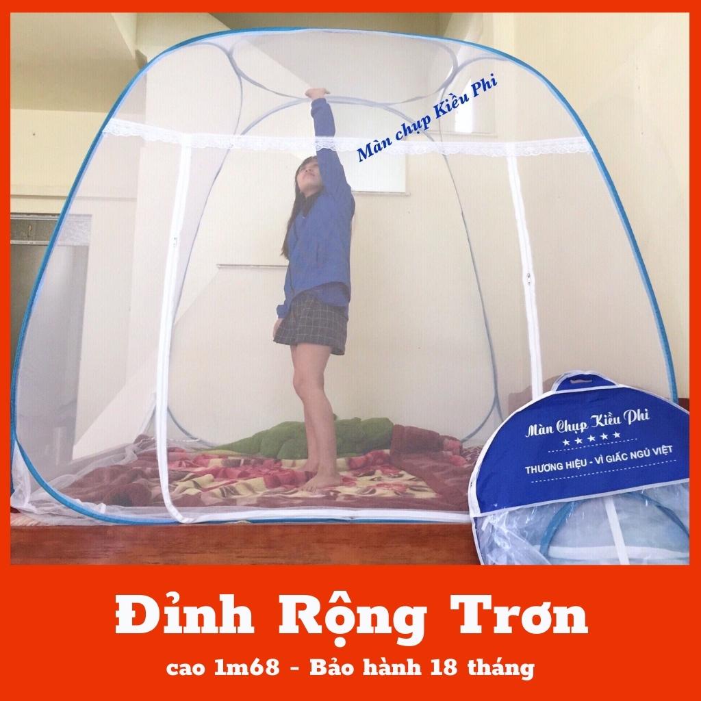 Màn chụp tự bung người lớn đỉnh vuông, chóp - Mùng chụp tự bung gấp gọn tiện dụng 1m2 1m6 1m8 2m2 cao cấp