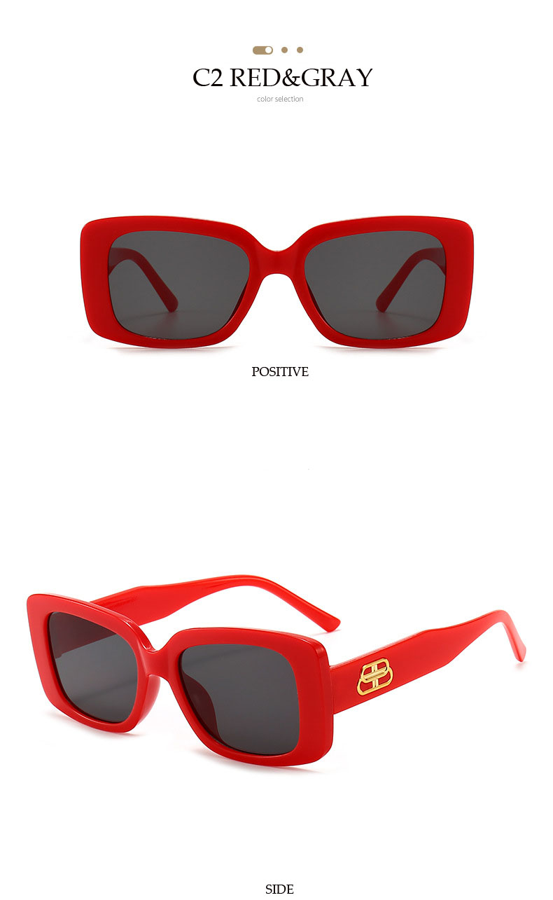 Korean Version of The New Cat Eye Big Frame Wild Sunglasses Candy Color Ins Style Hot Selling Single Product
