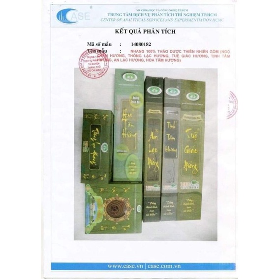 Nhang sạch thảo dược 100% - TỊNH TÂM HƯƠNG 4 tấc