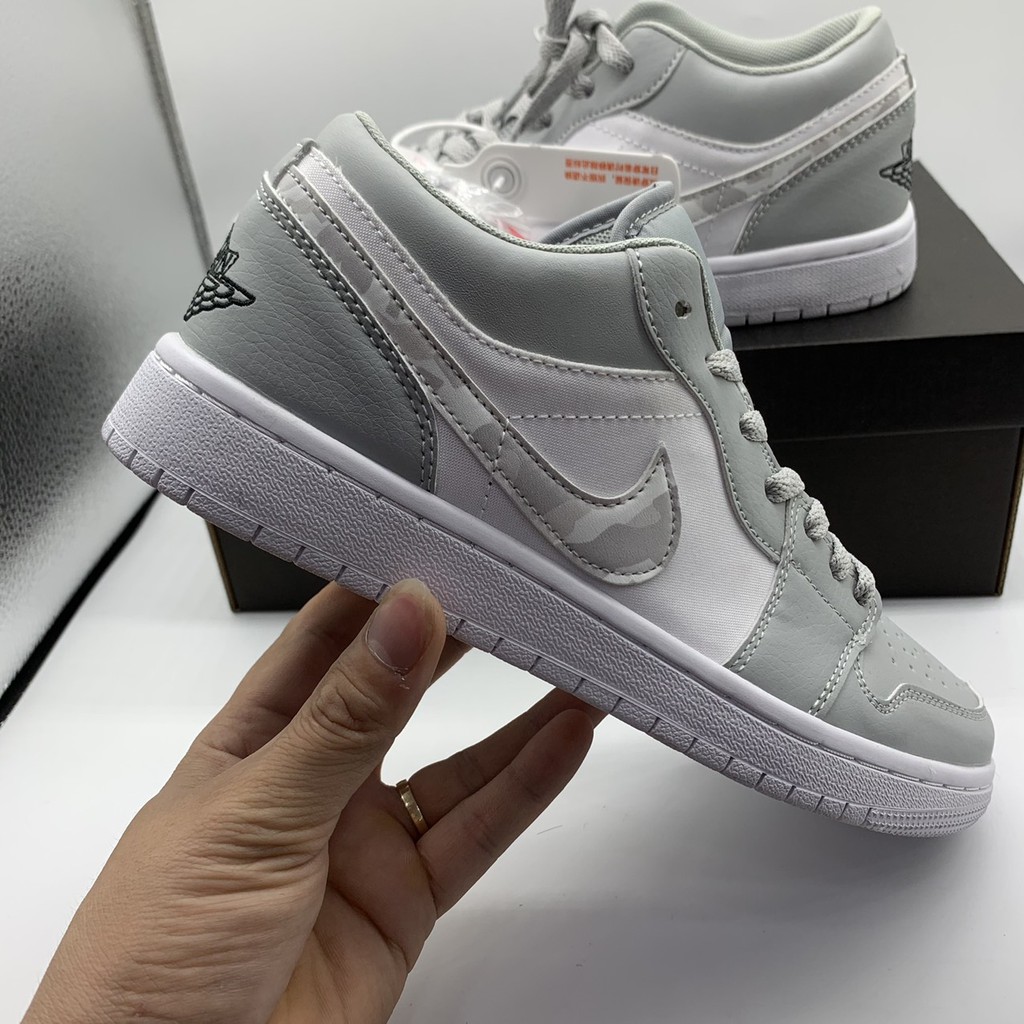 [ KELLY SNEAKERS ] Jordan 1 Low White Camo ( Ảnh thật + Hàng Sẵn ) | BigBuy360 - bigbuy360.vn