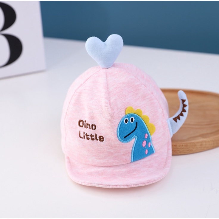 Mũ Lưỡi Trai Khủng Long Trái Tim Đáng Yêu Cho Bé