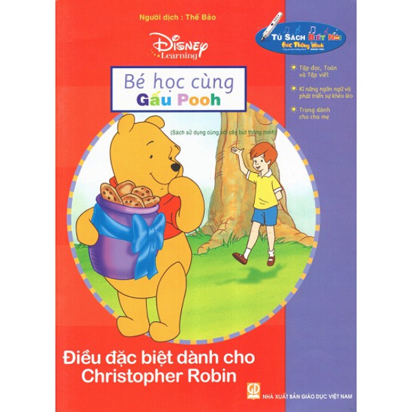 Sách - Bé Học Cùng Gấu Pooh - Điều Đặc Biệt Dành Cho Christopher Robin - Kèm File Âm Thanh - 8934994070096