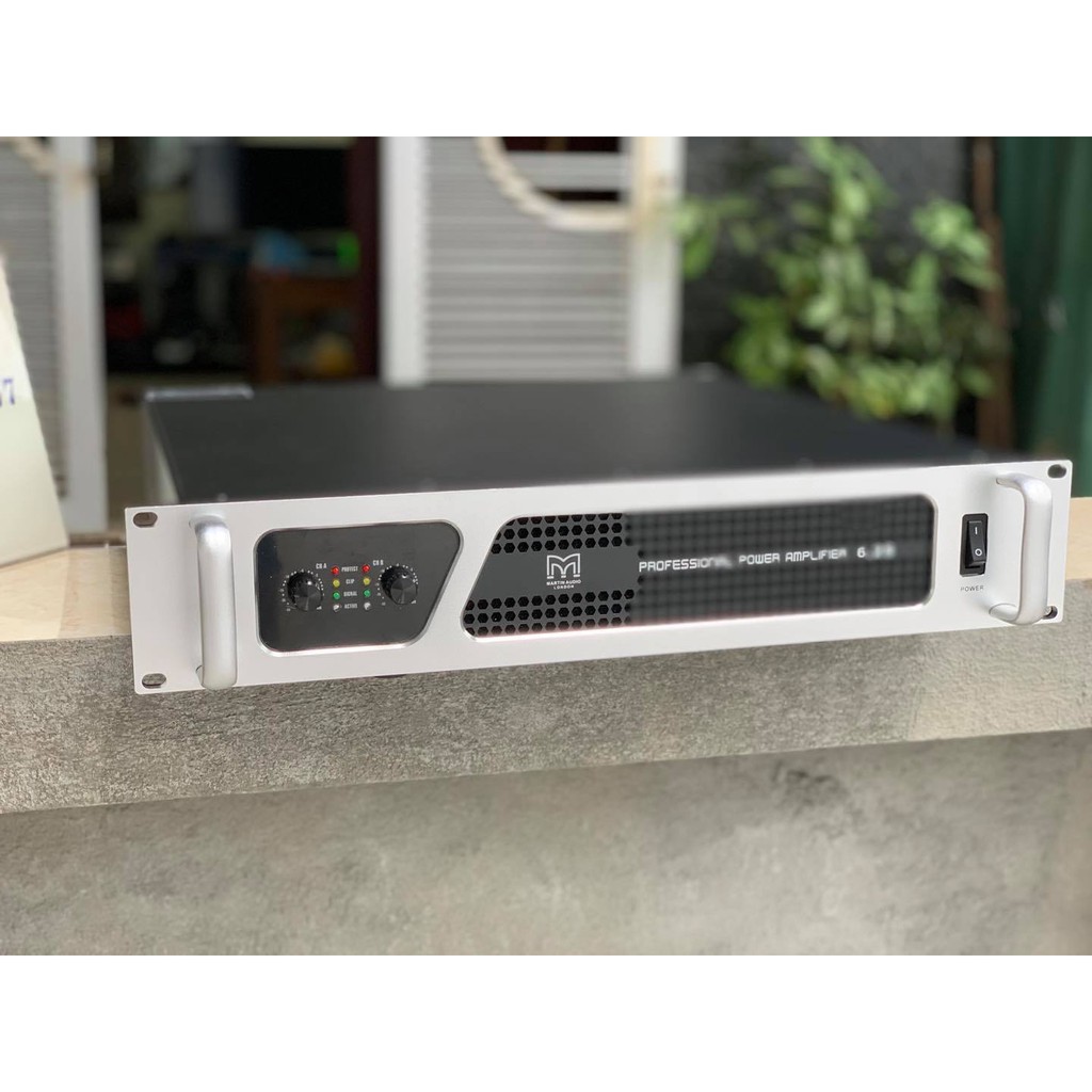 Cục Đẩy 2 Kênh 32 Sò,Nguồn Xuyến Đồng Nguyên Chất,8 Tụ Lọc,Tổng Công Suất 2000W (1000W /Kênh)Chuyên Trị Loa Khủng