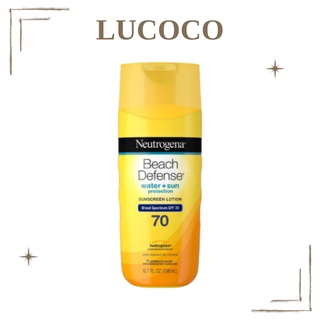 Kem chống nắng Neutrogena Beach Defense SPF 70 198ml dùng để đi biển