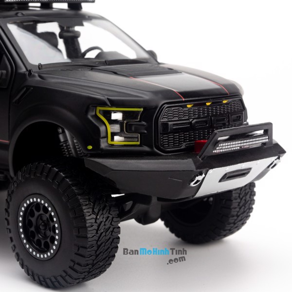 Mô hình xe bán tải độ Design Off-Road Kings 2017 Ford F-150 Raptor 1:24 Maisto Black