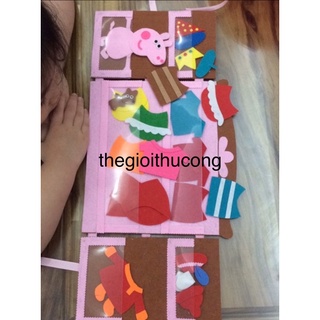 Sách vải thời trang heo Peppa