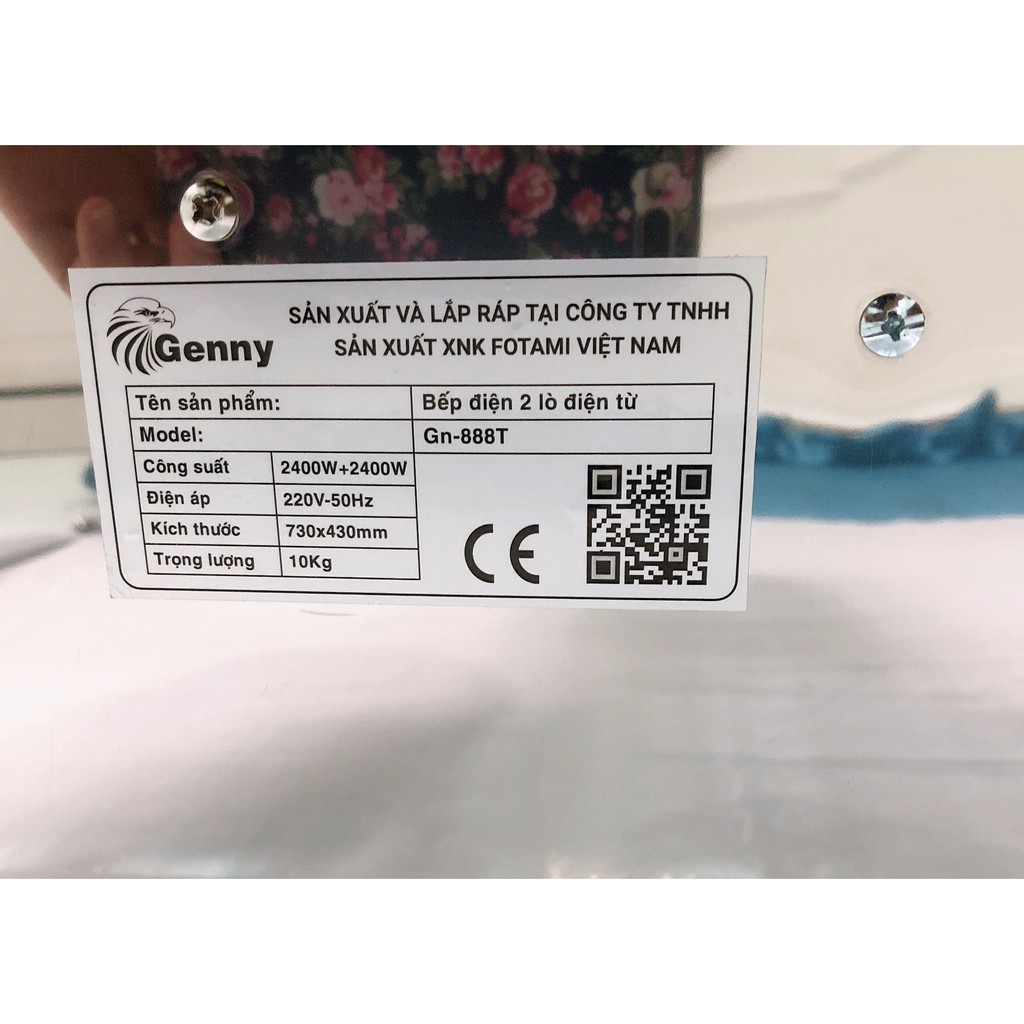Bếp từ đôi Genny GN 888T, hàng chính hãng, bảo hành 2 năm | Shopee Việt Nam