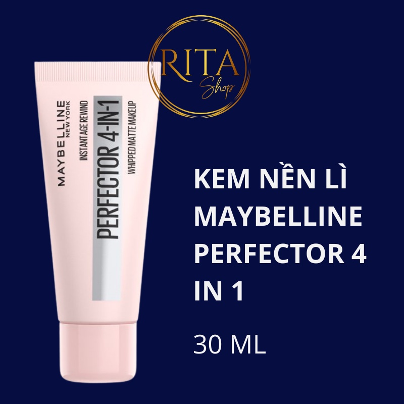 Kem nền lì Maybelline Instant Age Rewind Perfector 4 in 1dành cho da dầu