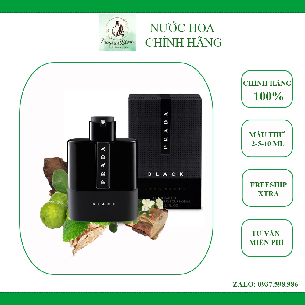 Nước hoa Prada Luna Rossa Black [Mẫu thử]
