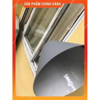 ĐÈN THẢ NÓN CHAO NHÔM ĐUI GỖ