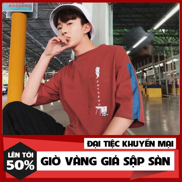 [ Sale Off ] Áo Tay Lỡ Form Rộng Nam Nữ Unisex C234 thời trang format