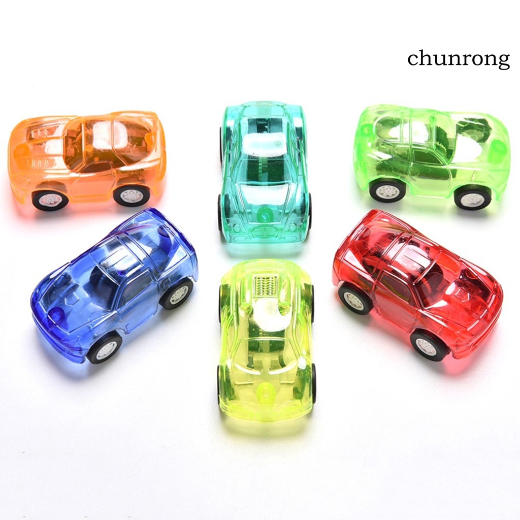 Cr Mô Hình Xe Hơi Đồ Chơi Mini Bằng Nhựa Trong Suốt Dễ Thương Cho Bé