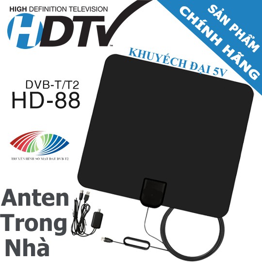 Anten trong nhà bắt sóng DVB-T/T2 khỏe HD88