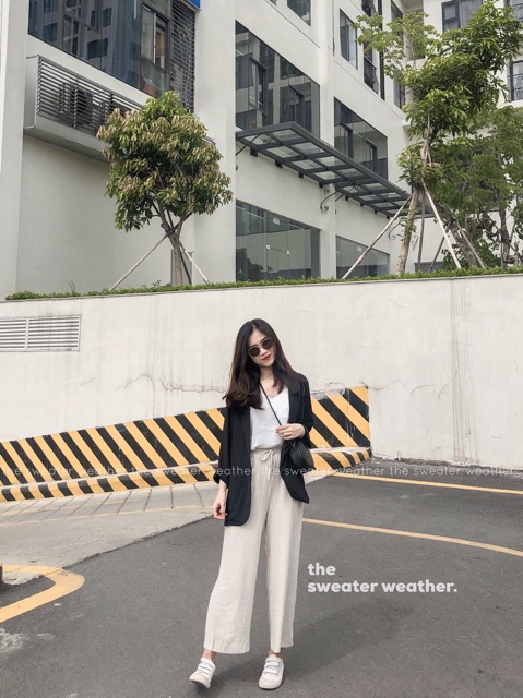 [Mã SKAMCLU7 giảm 10% tối đa 50K đơn 0Đ] Áo vest trơn voan mỏng, áo blazer voan dài tay | BigBuy360 - bigbuy360.vn