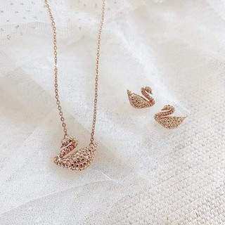 [Hàng trả order, không có dư] Dây chuyền thiên nga Swarovvski