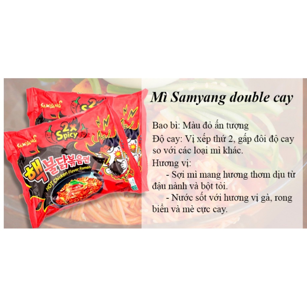 mì siêu cay hàn quốc samyang 2x ,140 gr gói | BigBuy360 - bigbuy360.vn