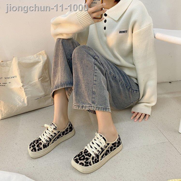 ❖☞Giày Nữ Cột Dây Họa Tiết Da Báo Thời Trang | BigBuy360 - bigbuy360.vn