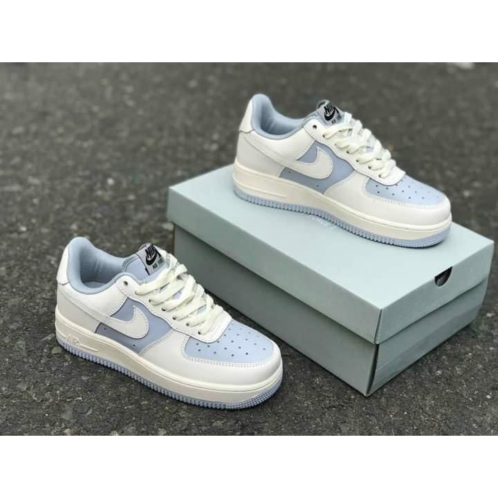 Giày Thể Thao Nam Nữ Xanh Trắng Thời Trang Hàng Đẹp Cao Cấp full box bill