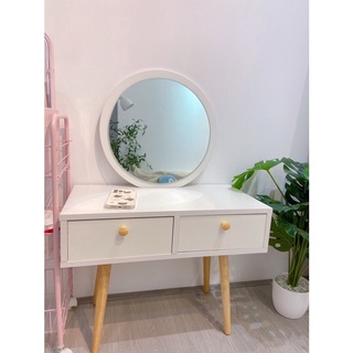 Bàn trang điểm ngồi bệt, bàn phấn mini thông minh phong cách Nordic hiện đại GS140