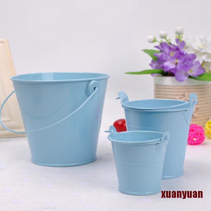 Xô Đựng Kẹo Mini Bằng Kim Loại Nhiều Màu Trang Trí Tiệc Cưới