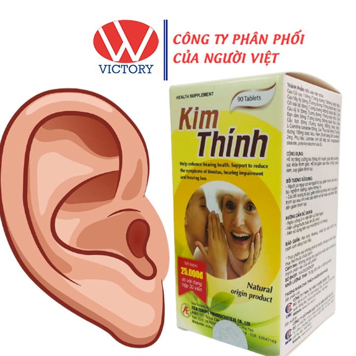 Kim thính suy giảm thính lực (hộp 90 Viên) - Victory