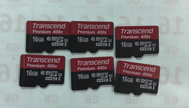 Thẻ Nhớ MicroSD 16GB Transcend C10 - Premium 400x