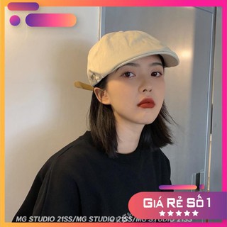 Mũ Nồi beret Họa Tiết Đính Bên Hông Thời Trang