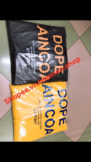 Áo mưa măng tô 1 người teen Dope Raincoat