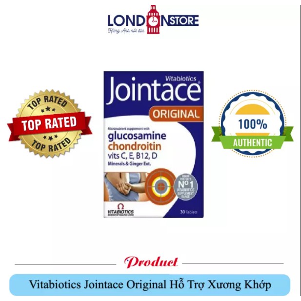 TPCN Viên Uống Hỗ Trợ Xương Khớp Vitabiotics Jointace Original Hộp 30 viên - 0305433