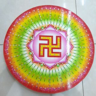 Đèn hào quang chữ thập để bàn thờ quan âm loại mỏng.