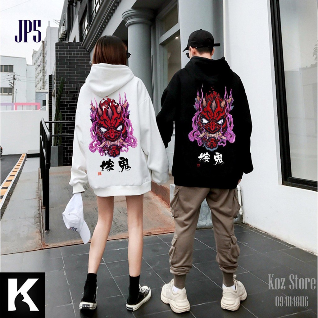 Áo Hoodie Samurai - 2 màu đen trắng đẹp giá rẻ chất lượng