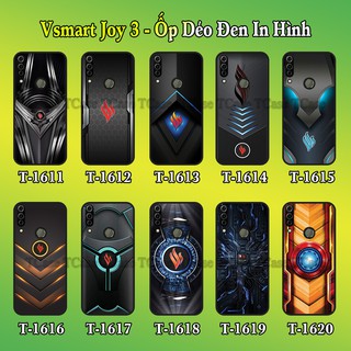 Ốp lưng Vsmart Joy 3 dẻo đen in hình Logo Vsmart Thiết Kế Đẹp