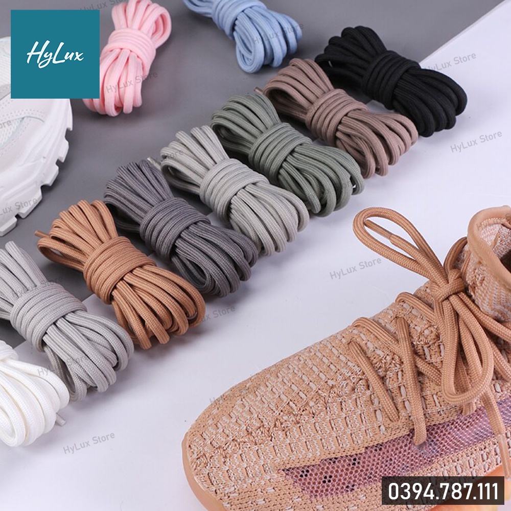 Dây giày tròn Yeezy, Mlb bảng 20 màu cao cấp [ảnh chụp thật]