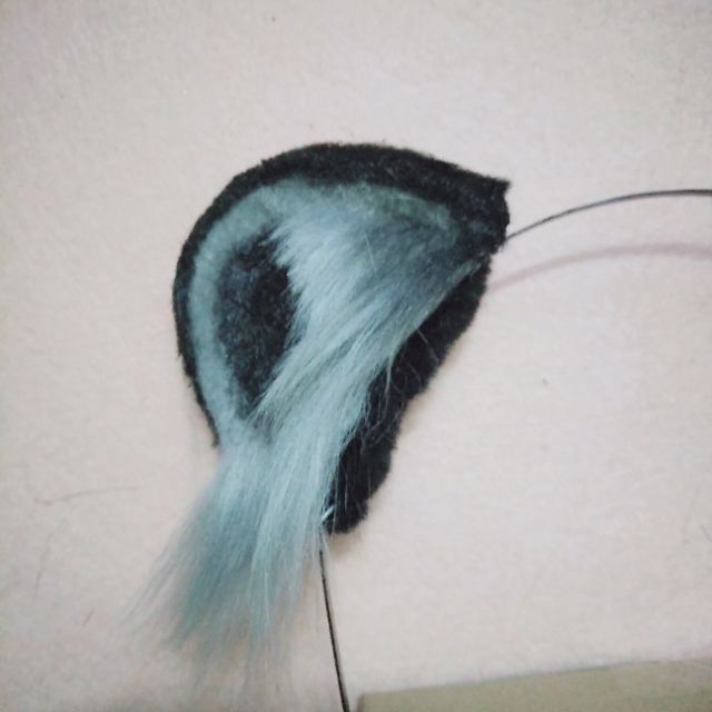 Cài tai gấu đen xám cosplay / hóa trang