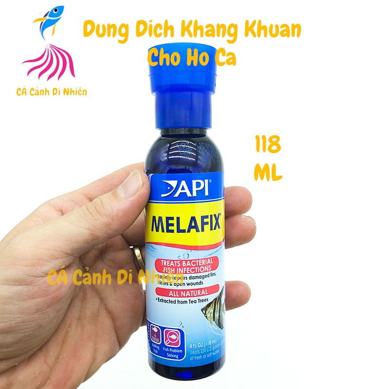 Dung dịch kháng khuẩn API Melafix 118 ML cho hồ cá cảnh