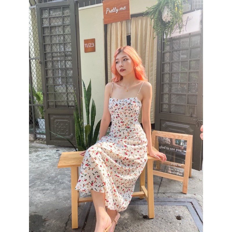 Selena Dress - đầm thiết kế hai dây dáng suông