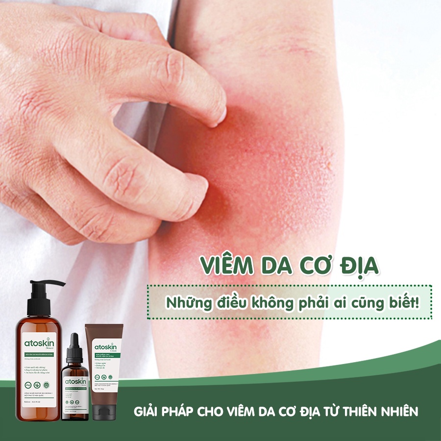 KEM DƯỠNG ẨM CHO NGƯỜI VIÊM DA CƠ ĐỊA ATOSKIN CREAM 50G CHÍNH HÃNG - 10663