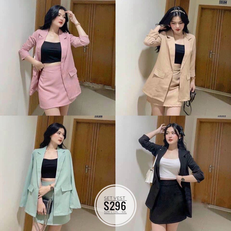 Bigsize Set vest S296