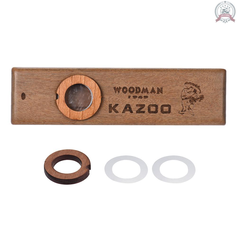 Kèn Kazoo Gỗ Kèm Hộp Kim Loại Cho Người Yêu Âm Nhạc