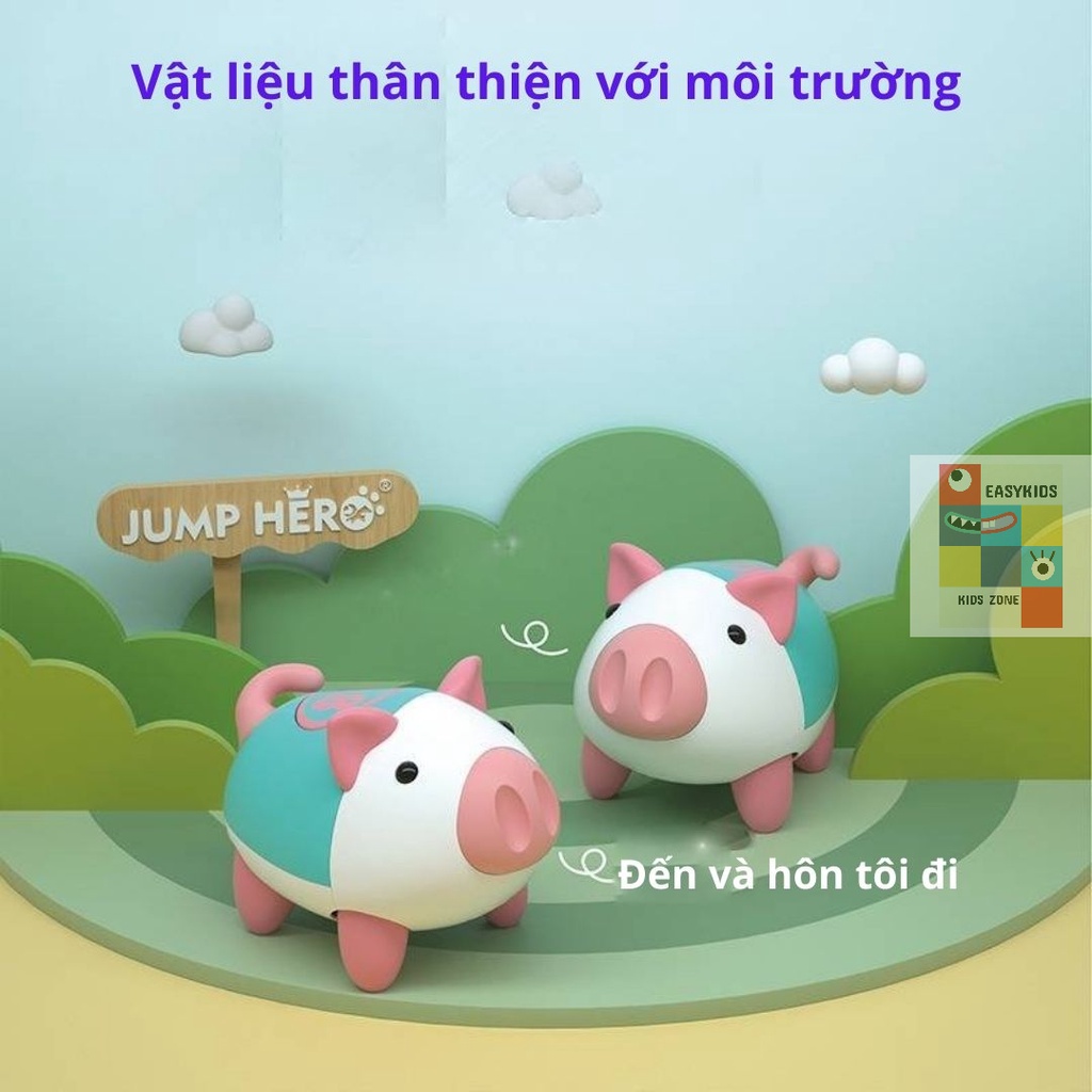 [Có sẵn] Đồ chơi thông minh Jump Hero cao cấp, Đồ chơi cảm ứng, Heo nhảy múa nhiều chế độ Tặng túi đựng quà