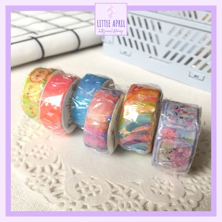Cuộn 100 sticker washi cute dễ thương