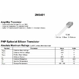 [Set 10] 2N5401 Transistor 2N5401