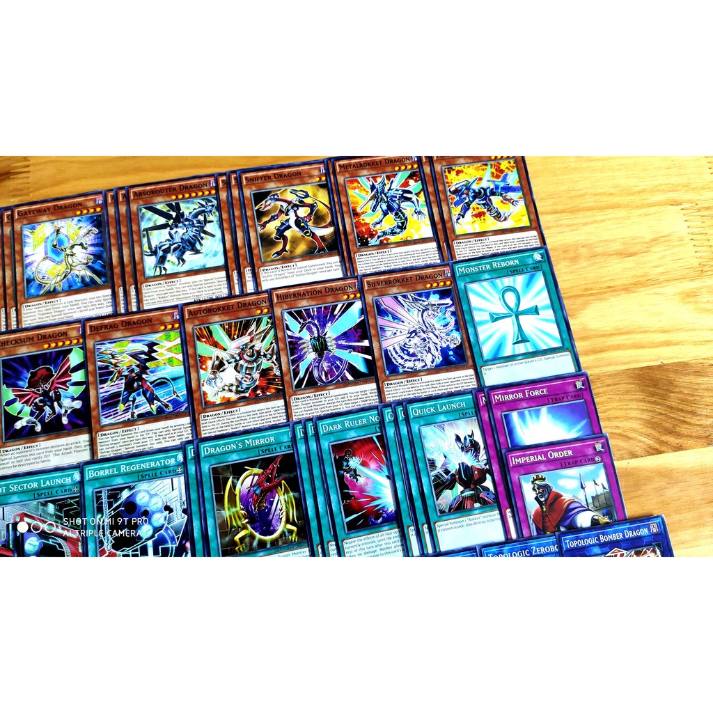 Bài Yugioh ❤️FREESHIP❤️ Thẻ bài Yugioh Rokket Varis deck 54 lá